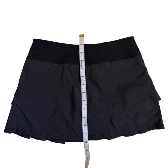Ivivva by Lululemon Set the Pace Skirt (Black) - Size 12 - Picture 9 of 11